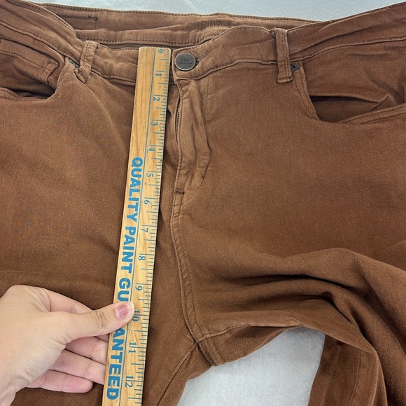 Kut From The Kloth Skinny Jeans Brown Womens Size 14L 14 High Rise Ankle - Picture 6 of 11